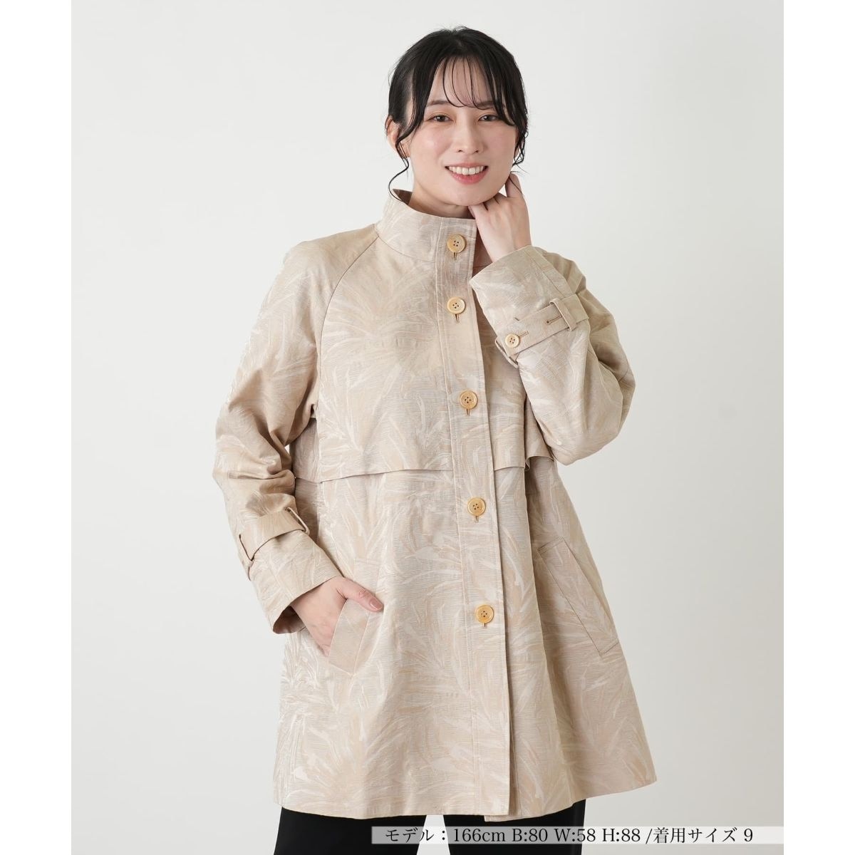 [�}���C]�{�^�j�J�����X�^���h�J���[�R�[�g�yROCHAS Premiere�z/�����A���iLeilian�j �L������