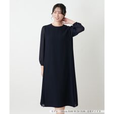 サイドプリーツワンピース【Leilian WHITE LABEL】