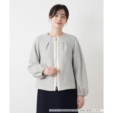 ノーカラーラメジャケット【ROCHAS Premiere】