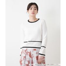 編地切替ラインニット