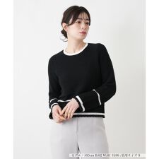 編地切替ラインニット