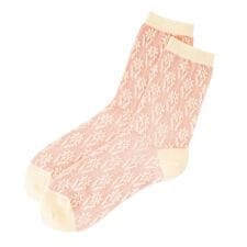 ボタニカル柄クルーソックス