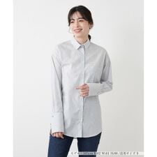 ストライプシャツブラウス