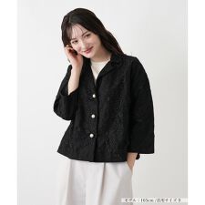 アイレット刺繍ジャケット