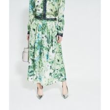 プリントフレアスカート