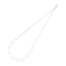 フープデザインロングネックレス