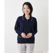 襟付きカーディガン【Leilian WHITE LABEL】