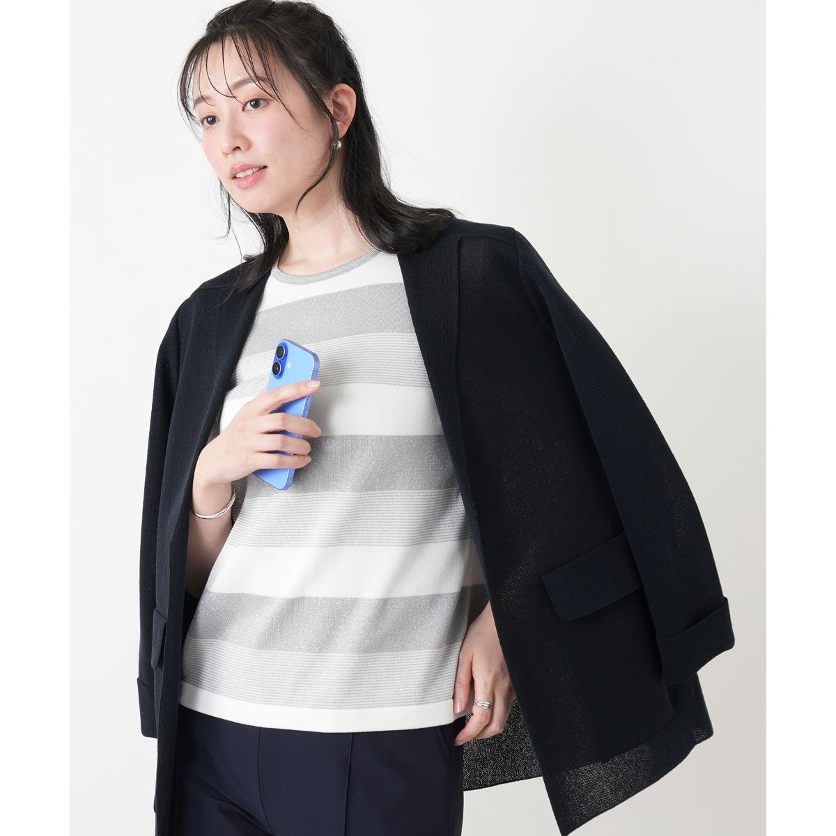 [�}���C]�{�[�_�[�N���[�l�b�N�j�b�g�yROCHAS Premiere�z/�����A���iLeilian�j ���C�g�O���[