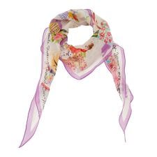 シルクプリントスカーフ