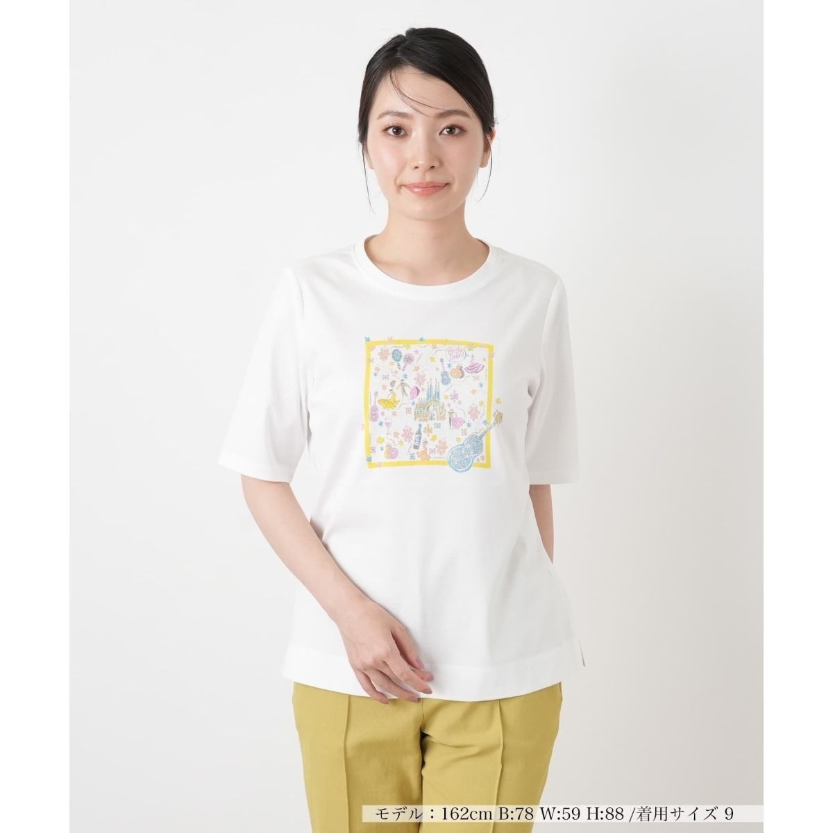 プリントクルーネックTシャツ | レリアン(Leilian) | マルイウェブチャネル