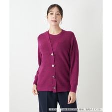 Vネックニットカーディガン