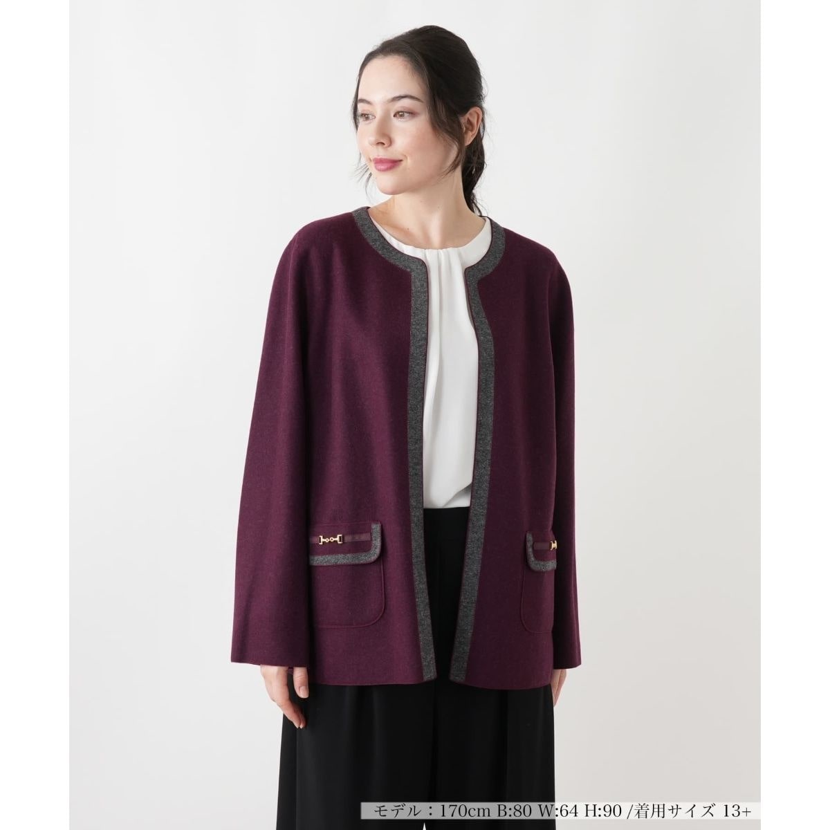 ニットジャケット