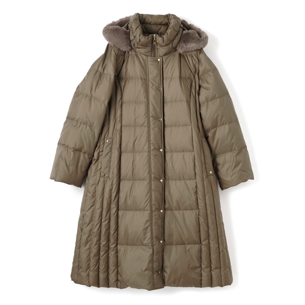 ノーカラーロングコ－ト【NEMIKA】 | レリアン プラスハウス(Leilian