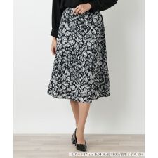 【ウォッシャブル】フレアスカート【Leilian WHITE LABEL】