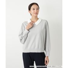 衿付きニット【NEMIKA】