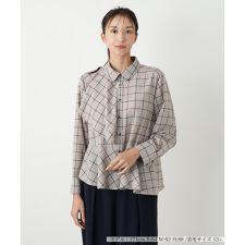 【ウォッシャブル】シャツブラウス【BOURGE】