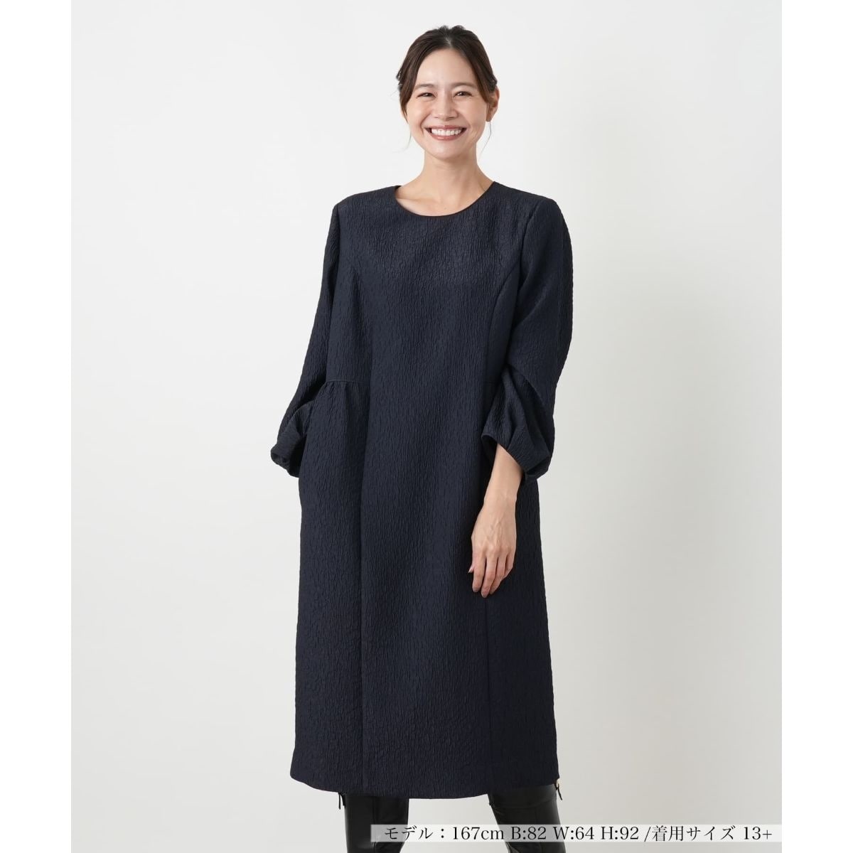 花柄ワンピース【プラス企画】 | レリアン プラスハウス(Leilian PLUS