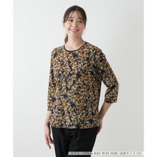 【ウォッシャブル】プリントカットソー