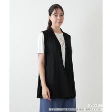 【ウォッシャブル】セミロングベスト