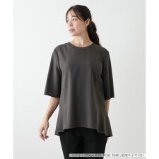 【ウォッシャブル】フレアブラウス【プラス企画】