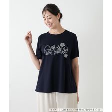 【ウォッシャブル】ラインストーンカットソー【Leilian WHITE LABEL】