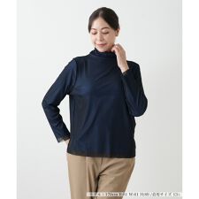 【ウォッシャブル】ハイネックカットソー