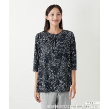 【ウォッシャブル】プリントカットソー【プラス企画】