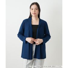 【ウォッシャブル】バックプリーツカーディガン【プラス企画】