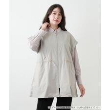 【ウォッシャブル】ジップアップベスト