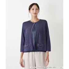 ラメニットカーディガン【BOURGE】