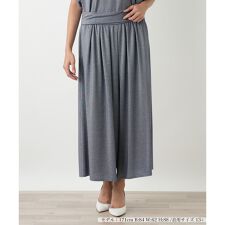 ラメワイドパンツ