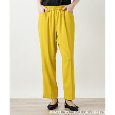 【店舗人気】【ウォッシャブル】テーパードカラーパンツ【BOURGE】