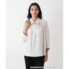 ウォッシャブル七分袖ブラウス