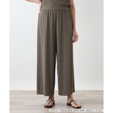 【店舗人気】【ウォッシャブル】ワイドパンツ【Leilian WHITE LABEL】