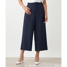 ロゴプレートワイドパンツ