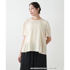 ペプラムブラウス【BOURGE】