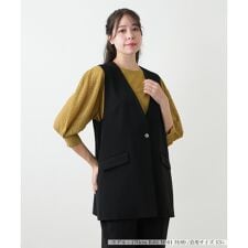 Vネックベスト【BOURGE】