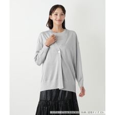 Vネックカーディガン