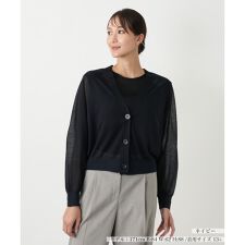 【ウォッシャブル】カーディガン【Leilian WHITE LABEL】