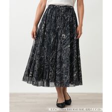プリントフレアスカート