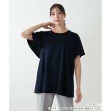 【ウォッシャブル】フレアカットソー【Leilian WHITE LABEL】