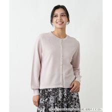 クルーネックカーディガン