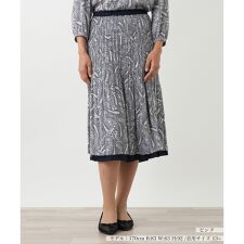 レリアン　プラスハウス(Leilian PLUS HOUSE)のリバーシブルスカート【Leilian WHITE LABEL】