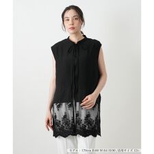 レース切替ロングベスト【BOURGE】