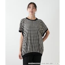 【ウォッシャブル】プリントブラウス【プラス企画】