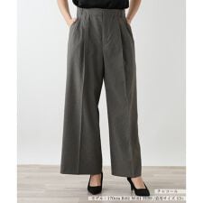 センタープレスワイドパンツ【NEMIKA】