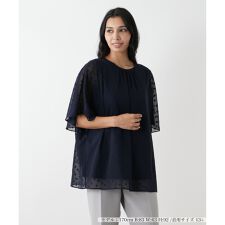 ドットフレアブラウス【Leilian WHITE LABEL】