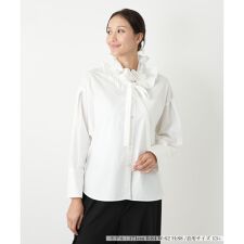 フリルカラーボウタイブラウス【NEMIKA】