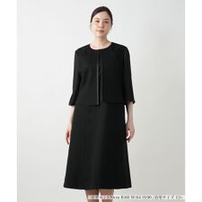 セットアップ風ワンピース【ブラックフォーマル】