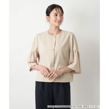 【店舗人気】ノーカラージャケット【BOURGE】